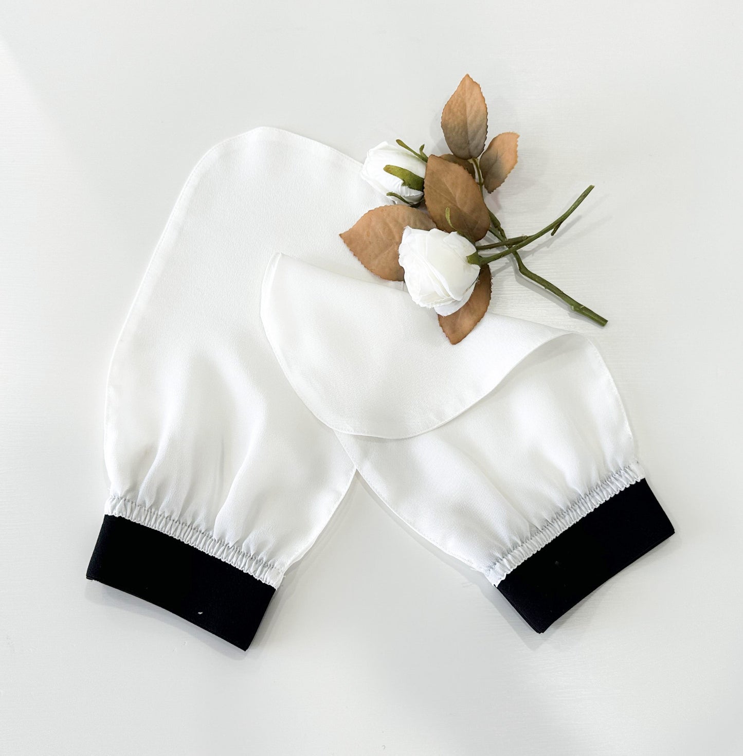 Peelinghandschuh Weiß