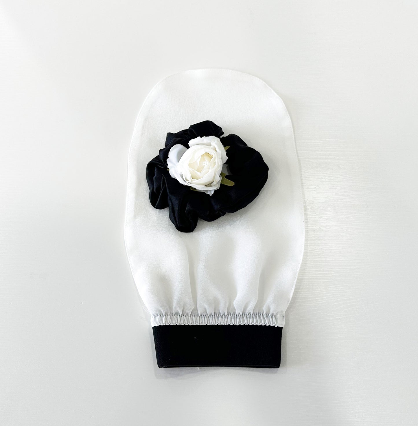 Peelinghandschuh Weiß